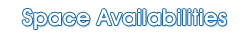 Space Availabilities